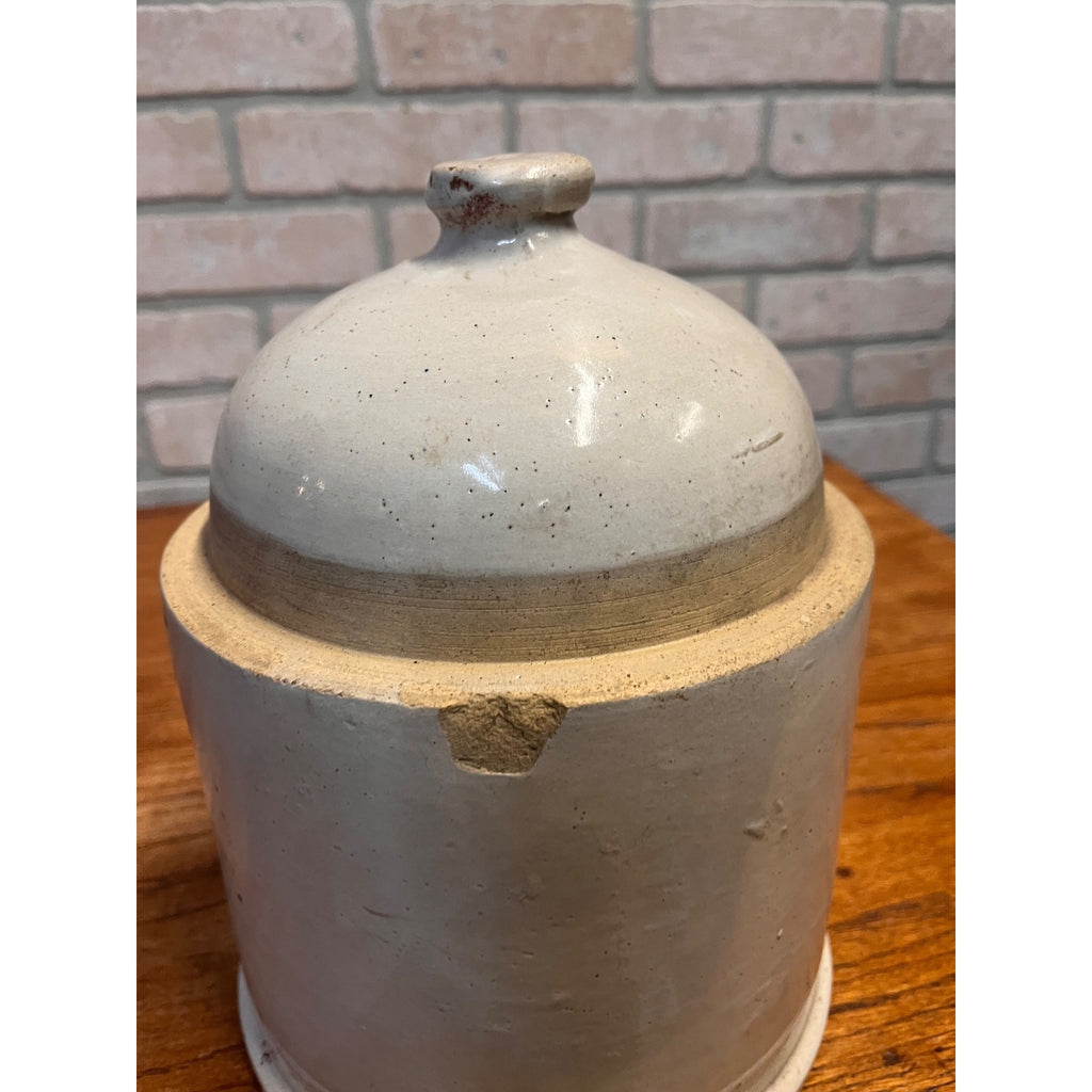 Antique Red Wing Chicken Poultry Drinking Fount Buttermilk Feeder - No Base
