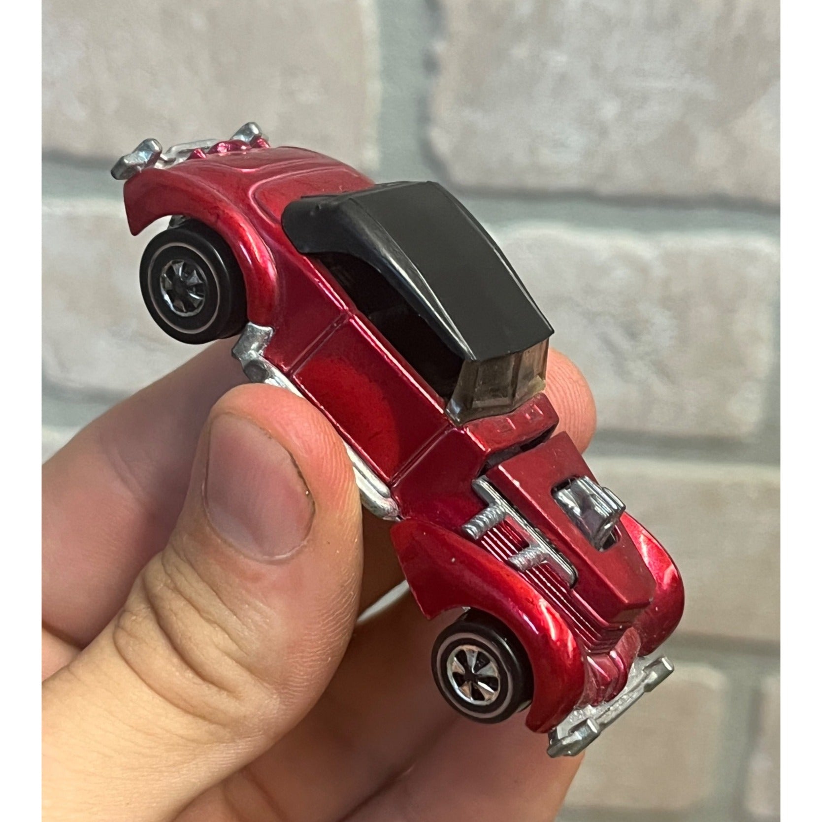 Vintage Hot Wheels Redline 1970 Classic Cord Original Top RED - MINTY