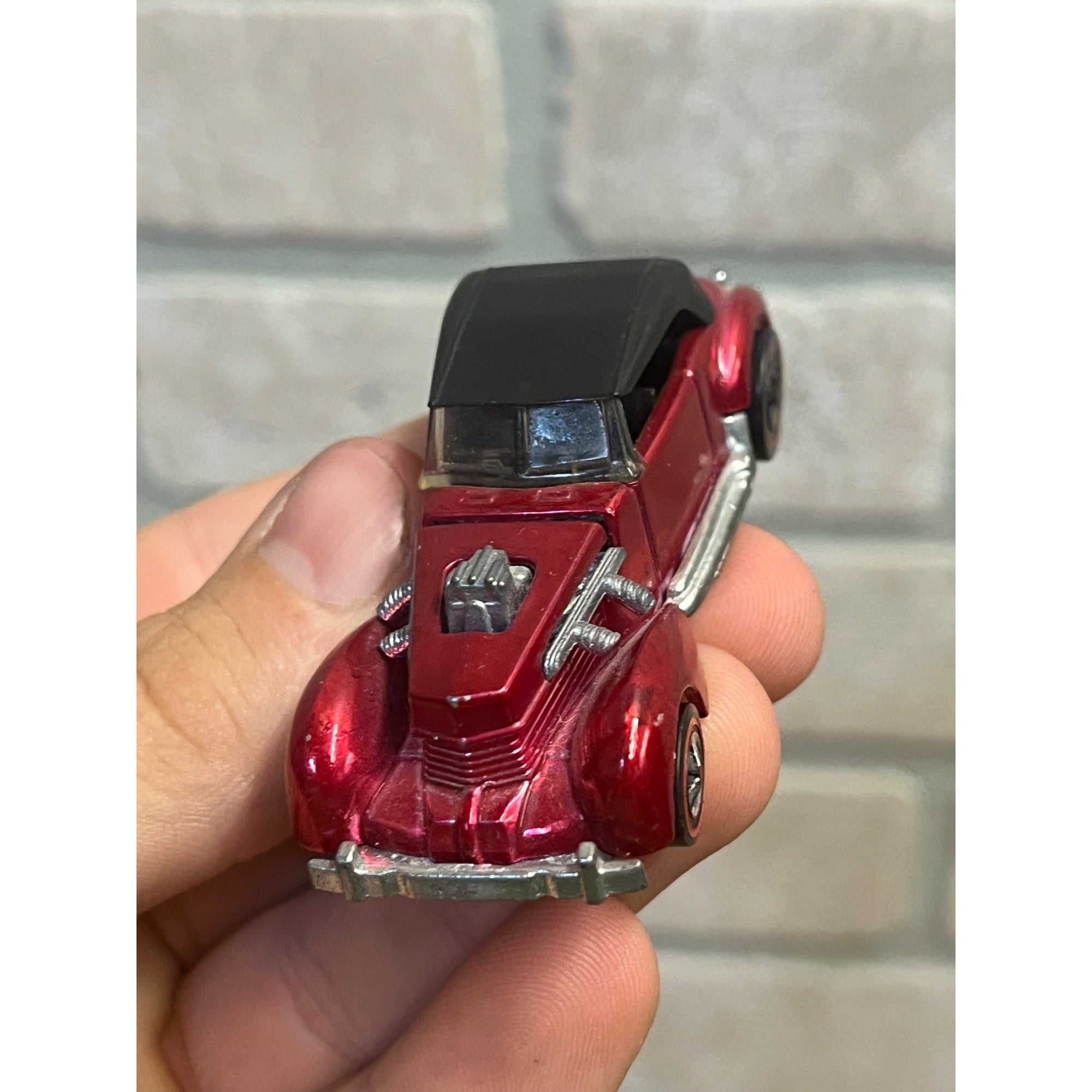 Vintage Hot Wheels Redline 1970 Classic Cord Original Top RED - MINTY