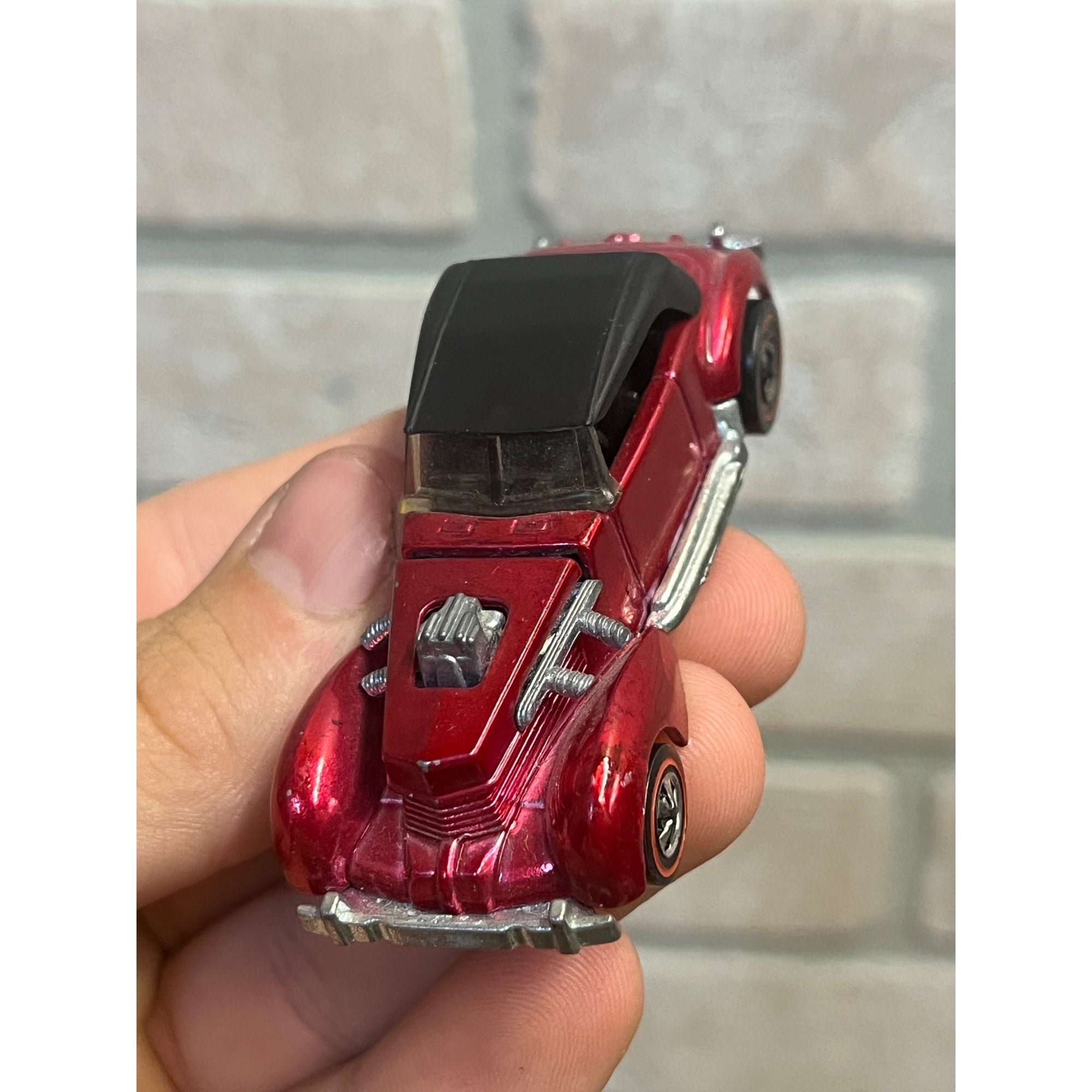 Vintage Hot Wheels Redline 1970 Classic Cord Original Top RED - MINTY