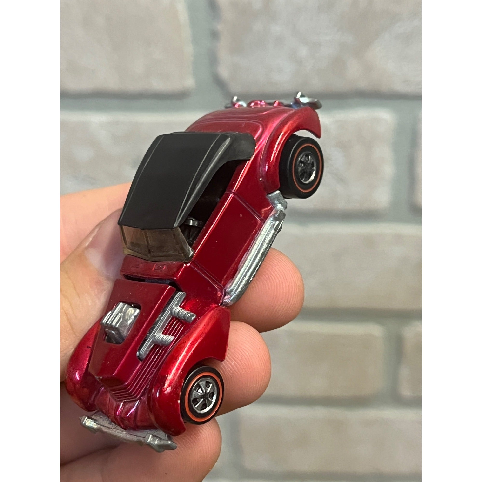 Vintage Hot Wheels Redline 1970 Classic Cord Original Top RED - MINTY