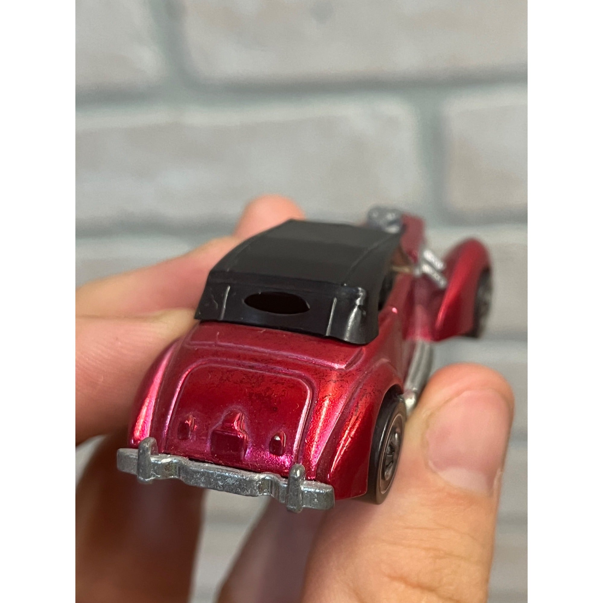 Vintage Hot Wheels Redline 1970 Classic Cord Original Top RED - MINTY