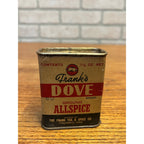 Vintage Frank's Dove Brand Allspice Spice Tin Advertising Can Cincinnati, Ohio