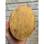 Antique Primitive 19th c. Small Bentwood Pantry Box Oval Shaker Two Finger AAFA