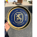 Vintage Lowenbrau Dark & Dark Special 13"" Metal Brewery Advertising Beer Tray