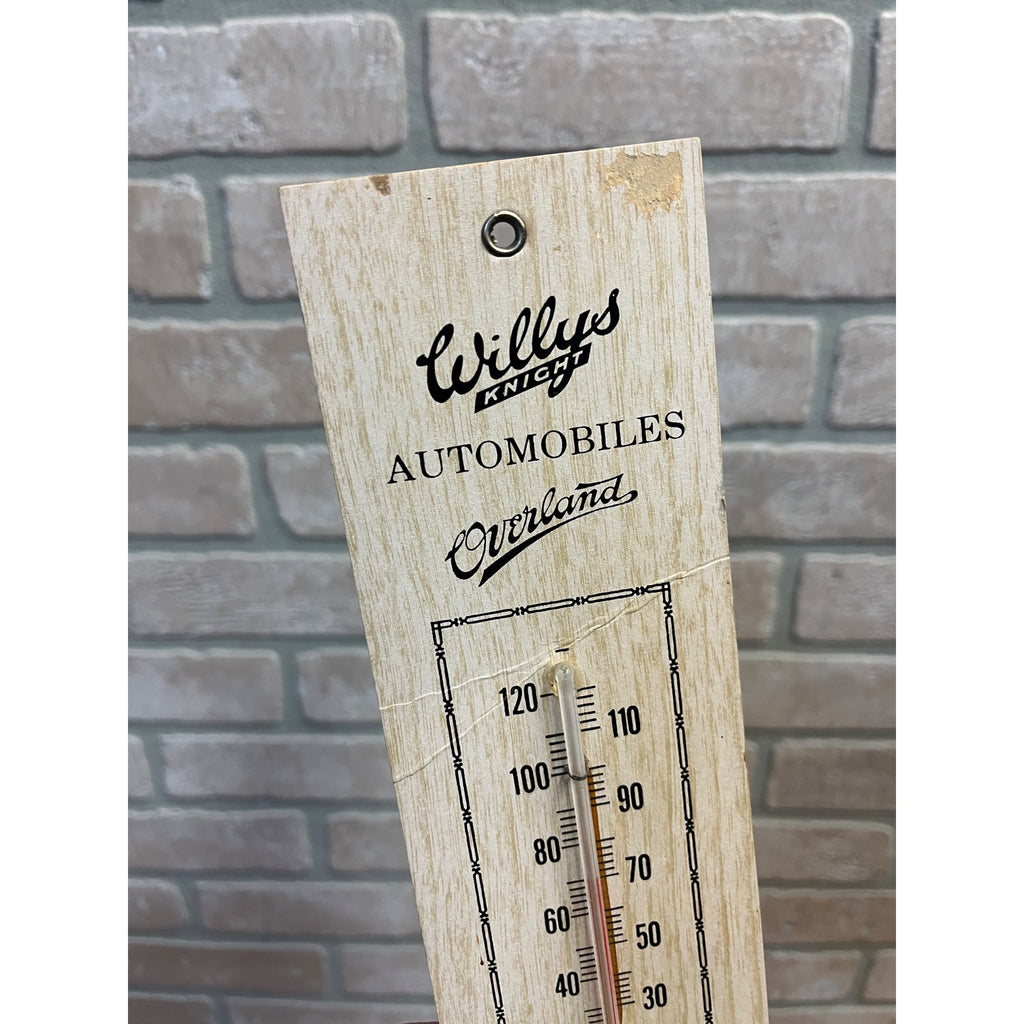 1984 Willys Knight Overland Advertising Thermometer Automotive Whippet