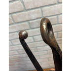 Vintage Ball & Ring Shoe Stretcher (Bunion Fixer) Cast Steel Cobblers Tool 15.5”