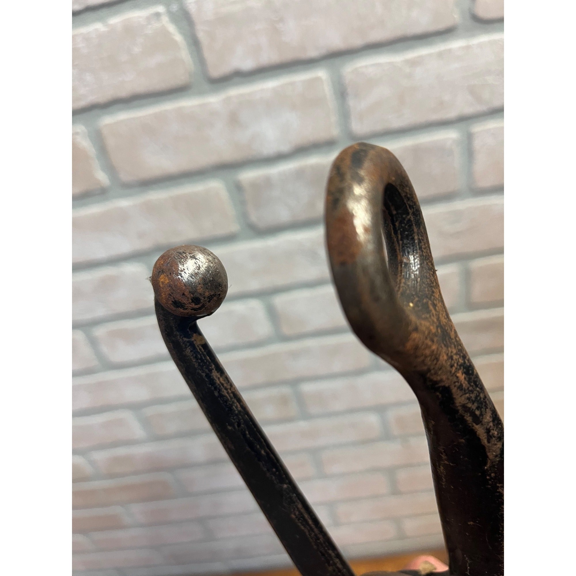 Vintage Ball & Ring Shoe Stretcher (Bunion Fixer) Cast Steel Cobblers Tool 15.5”