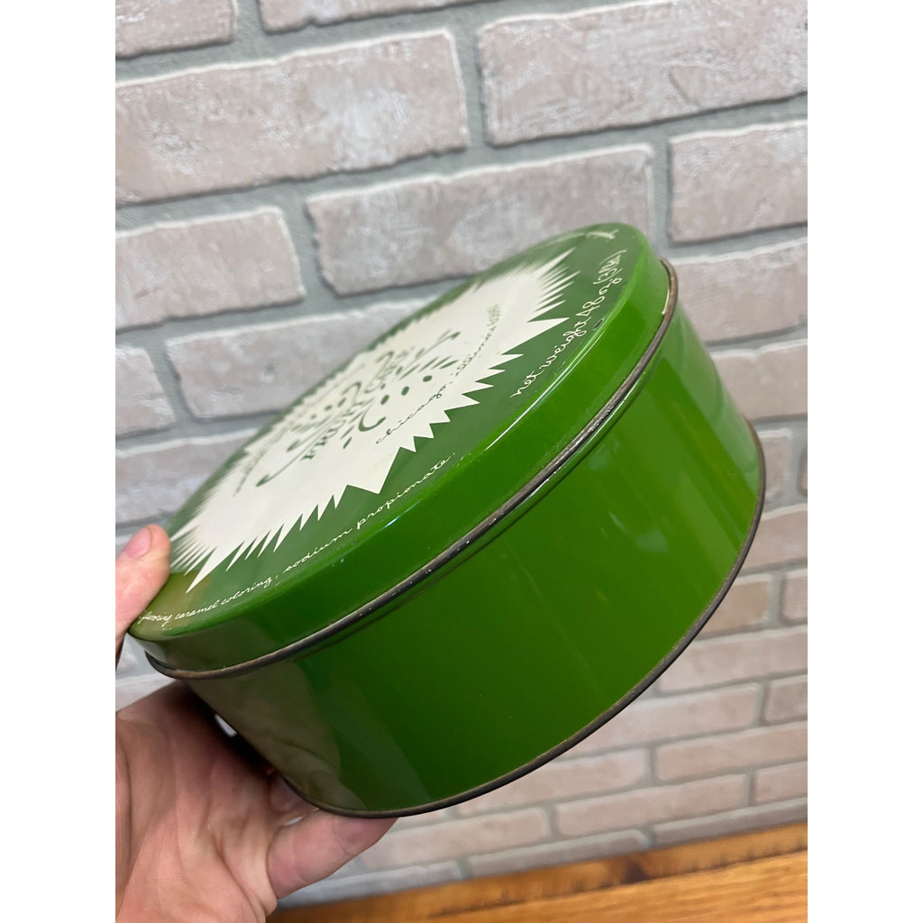 Vintage 1950s Marshall Fields Department Store Fruit Cake Tin 8.5"
