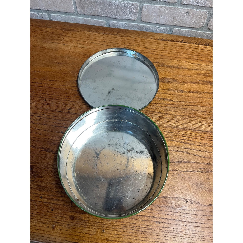 Vintage 1950s Marshall Fields Department Store Fruit Cake Tin 8.5"