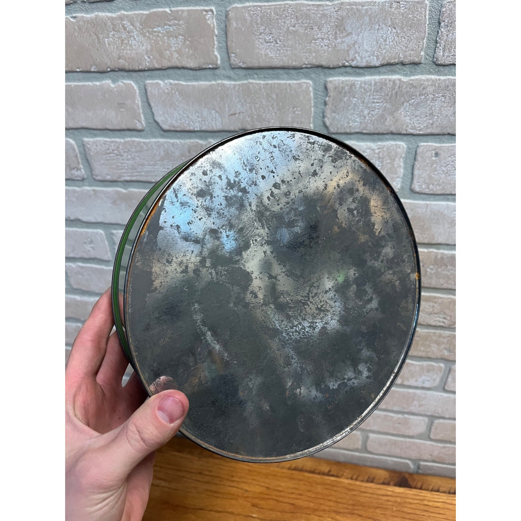 Vintage 1950s Marshall Fields Department Store Fruit Cake Tin 8.5"