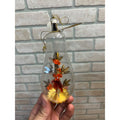 Vintage West Germany Partridge In A Pear Glass Christmas Ornament Resl Lenz Foil