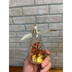 Vintage West Germany Partridge In A Pear Glass Christmas Ornament Resl Lenz Foil