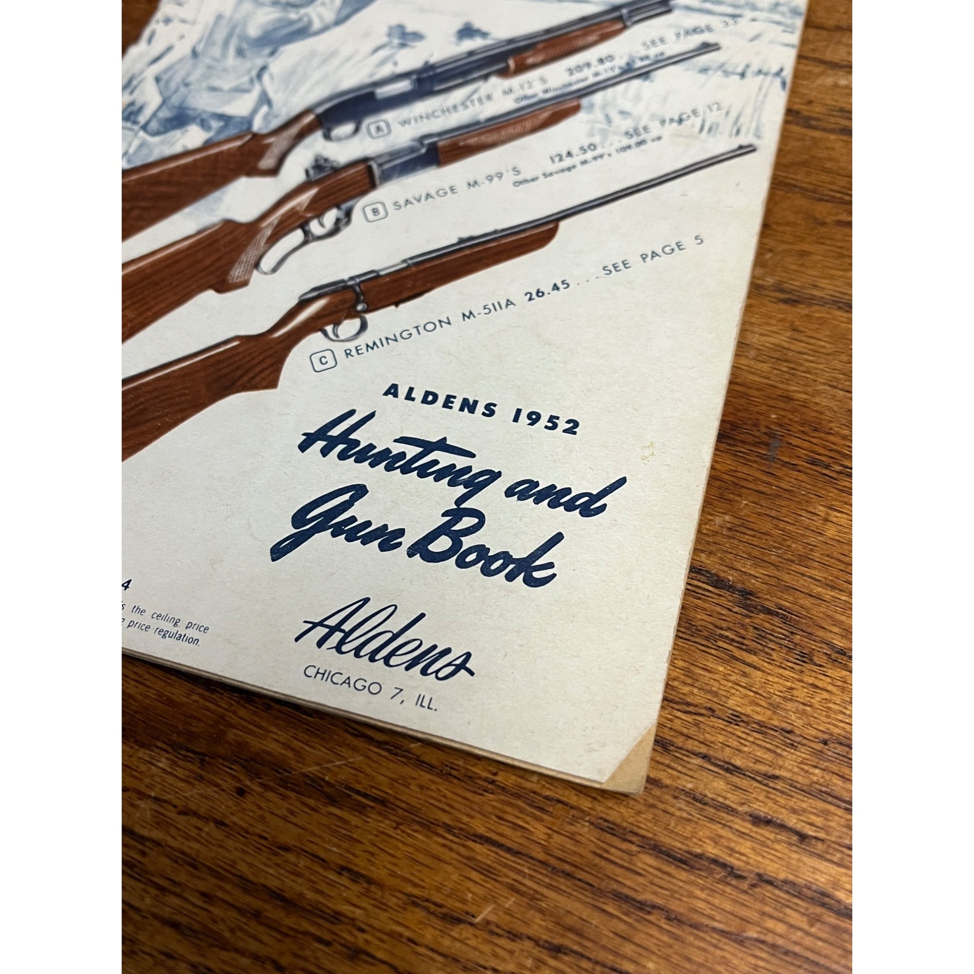 1952 Aldens Hunting & Gun Book Illustrated Catalog Winchester Savage Remington