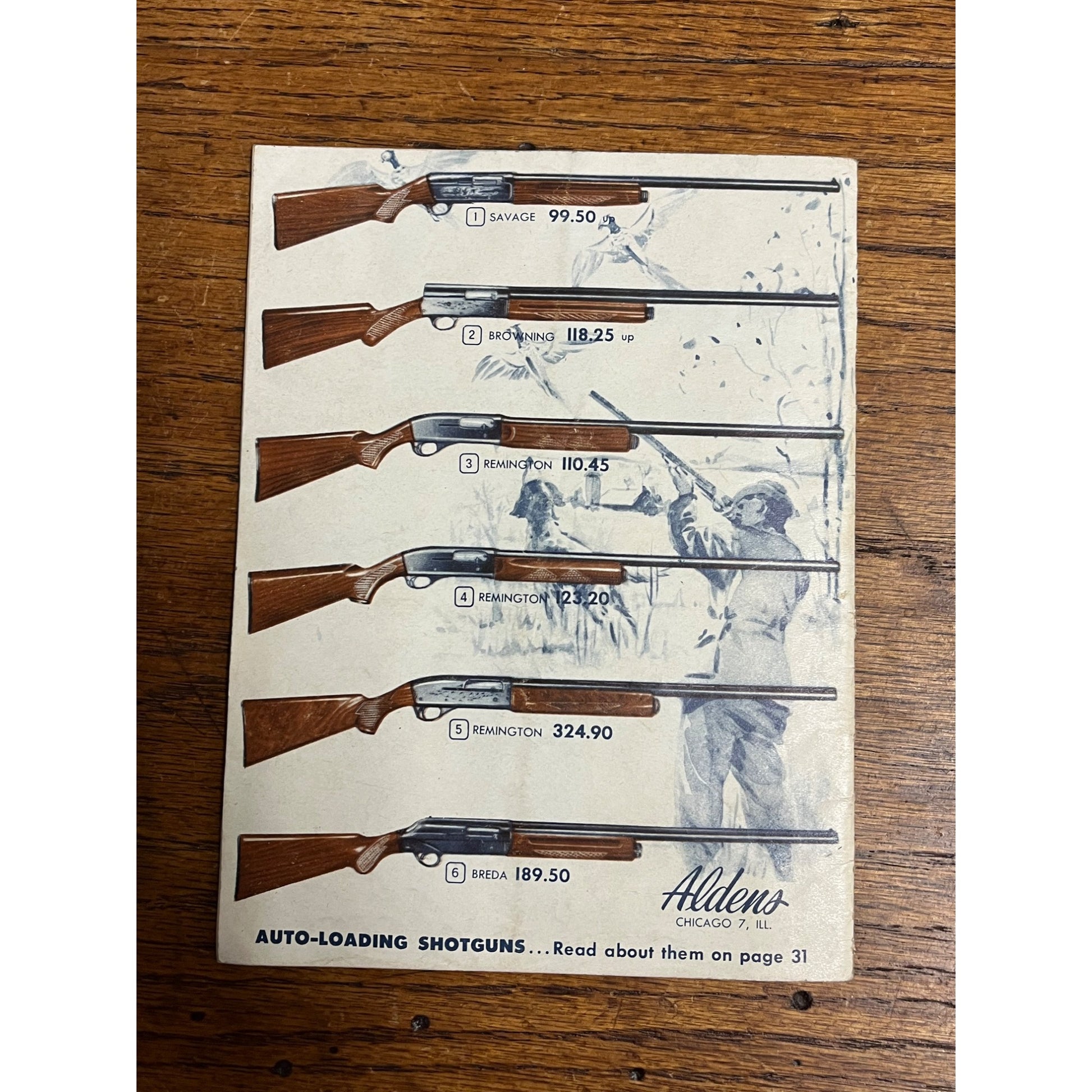1952 Aldens Hunting & Gun Book Illustrated Catalog Winchester Savage Remington