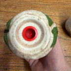 Vintage Ceramic Salt and Pepper Shaker Set With Mushrooms Circa 1982, Hand-Painted