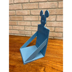 Vintage Walt Disney Book Holder Rack Mickey Mouse Blue Plastic 1975
