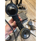 Antique Telephone Parts Huge Lot Magneto Handsets Headphones Receivers ++