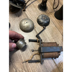 Antique Telephone Parts Huge Lot Magneto Handsets Headphones Receivers ++