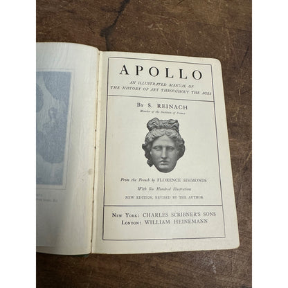 Vtg 1924 Apollo An Illustrated Manual of History of Art Throughout The Ages Book