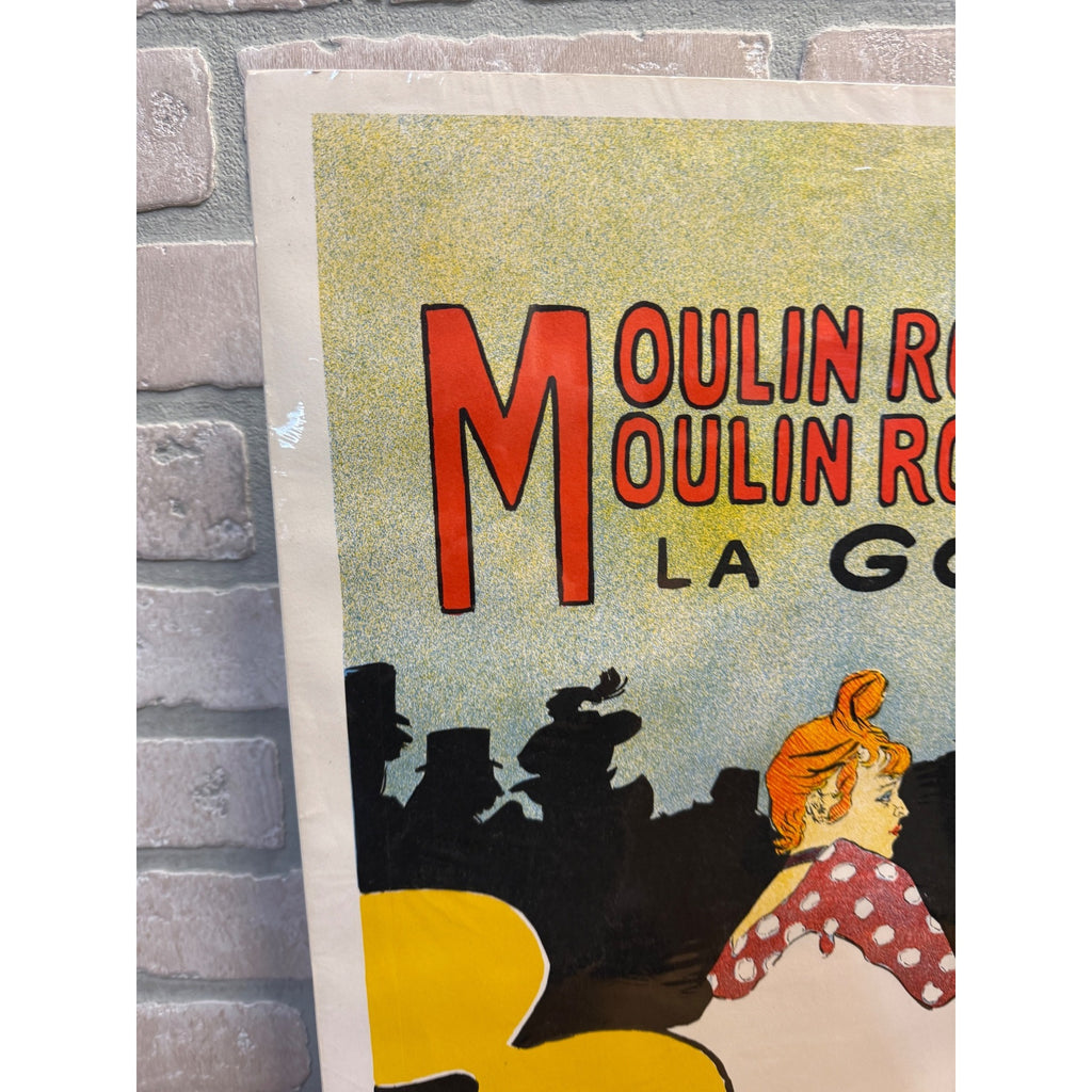 1940s Henri de Toulouse-Lautrec, French 1864-1901, Moulin Rouge (La Goulue) Poster Print