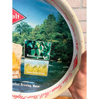 Vintage Grain Belt Metal Beer Tray Mug Hops Grain 13" Beer Brewery Barware