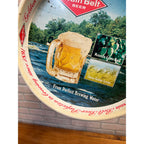 Vintage Grain Belt Metal Beer Tray Mug Hops Grain 13" Beer Brewery Barware