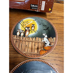 VTG Sakura Oneida David Carter Brown Pumpkin Hollow Stoneware Salad Dessert...