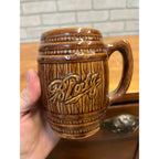 Vintage Blatz Beer & Old Heidelberg Stoneware Ceramic Beer Mugs Steins Milwaukee