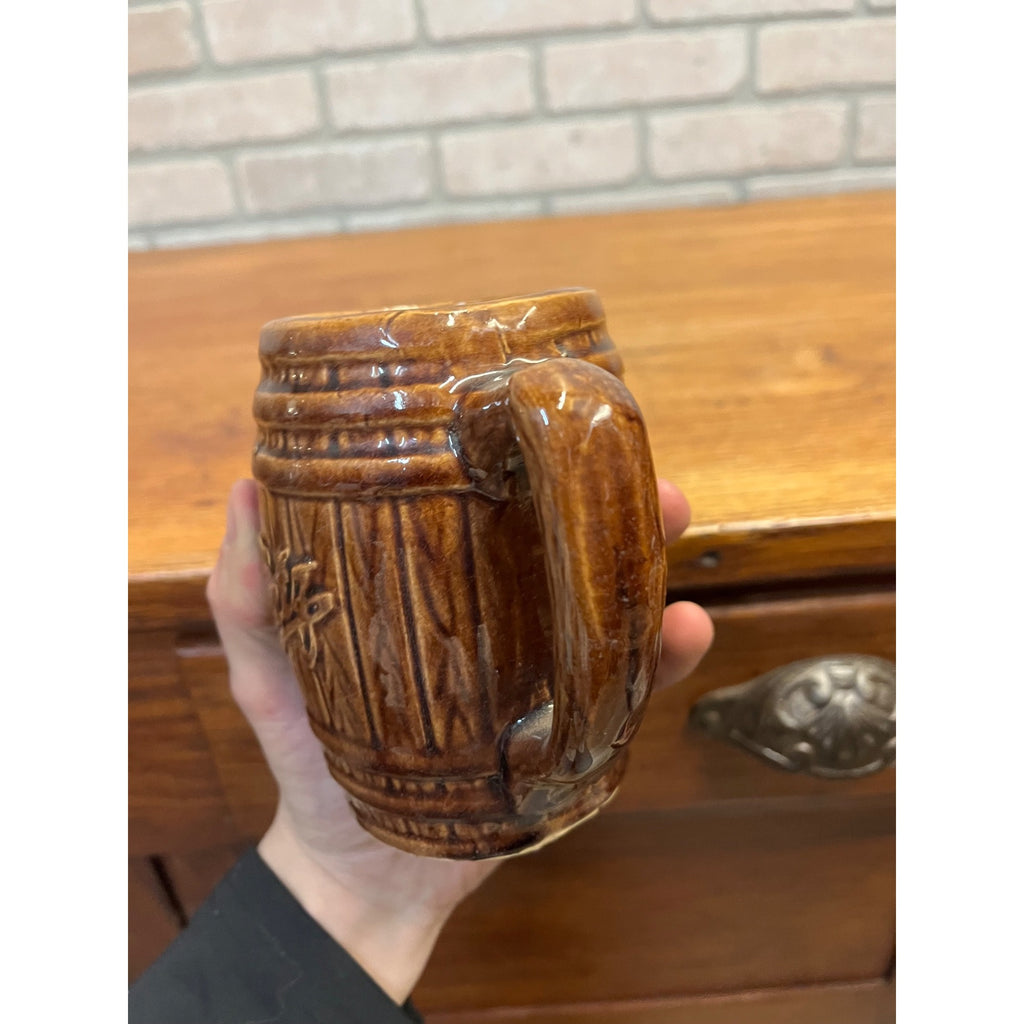 Vintage Blatz Beer & Old Heidelberg Stoneware Ceramic Beer Mugs Steins Milwaukee