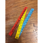 Vintage Johnsons Standard Oil Service Gas Station Ruler Folding Wisconsin Rapids