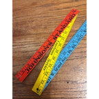Vintage Johnsons Standard Oil Service Gas Station Ruler Folding Wisconsin Rapids