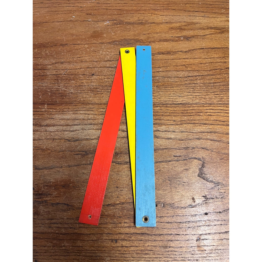 Vintage Johnsons Standard Oil Service Gas Station Ruler Folding Wisconsin Rapids