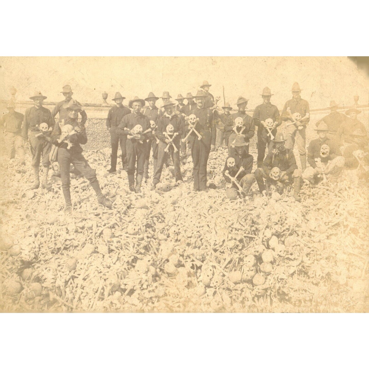 Original Spanish-American War Rough Riders Photo Colon Boneyard Teddy?