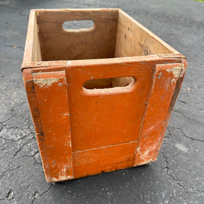 VINTAGE KIEL BOTTLING WORKS WOOD SODA CRATE BOX CASE WISCONSIN WIS ORANGE CRUSH