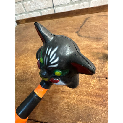 Vintage 1950s Halloween Black Cat Rubber Horn Noisemaker - Fun World Inc