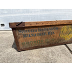 Vintage Spicuzza Banana Company Milwaukee Wis Advertising Wooden Crate Box