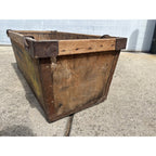 Vintage Spicuzza Banana Company Milwaukee Wis Advertising Wooden Crate Box