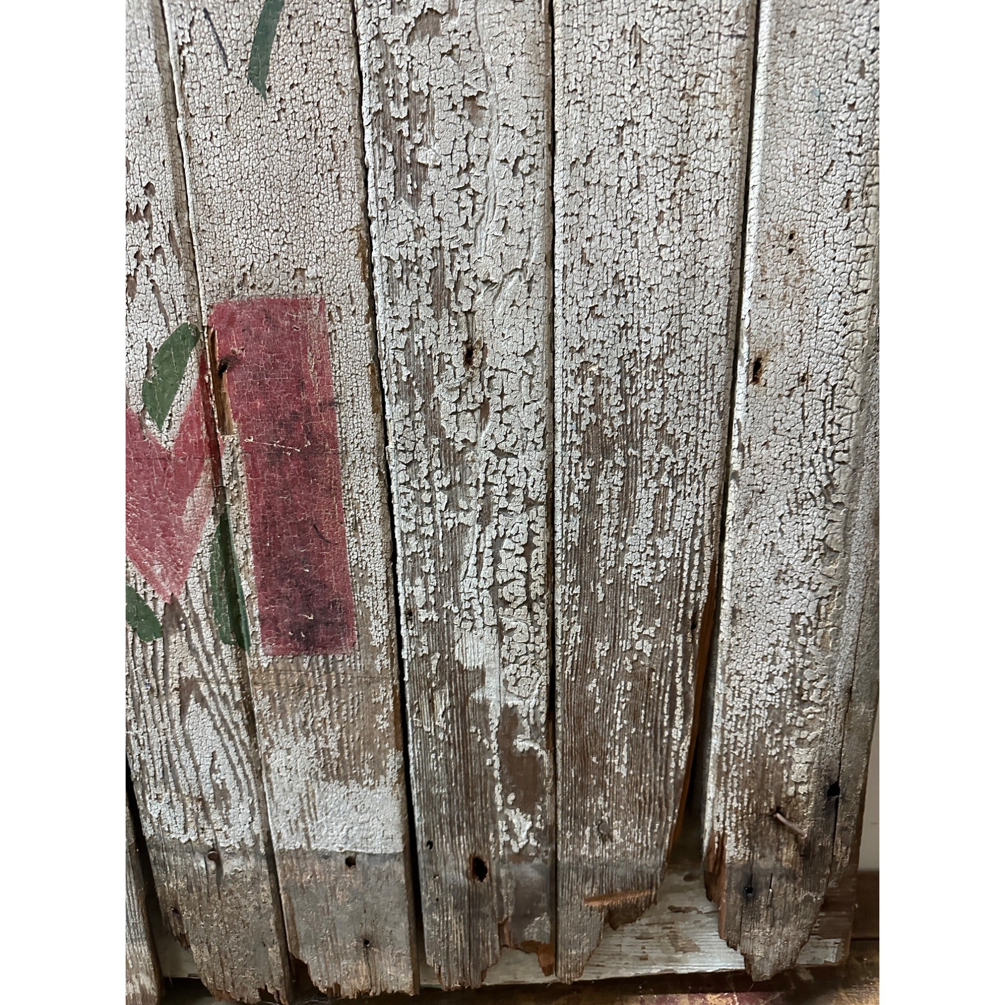 Antique Early 1900s Holly Dairy Ice Cream Painted Wooden Trade Sign Soda Store