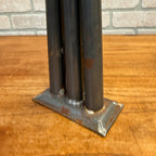 Antique Primitive 19th c. 3-Slot Candle Mold Tin Farmhouse Folk Art AAFA