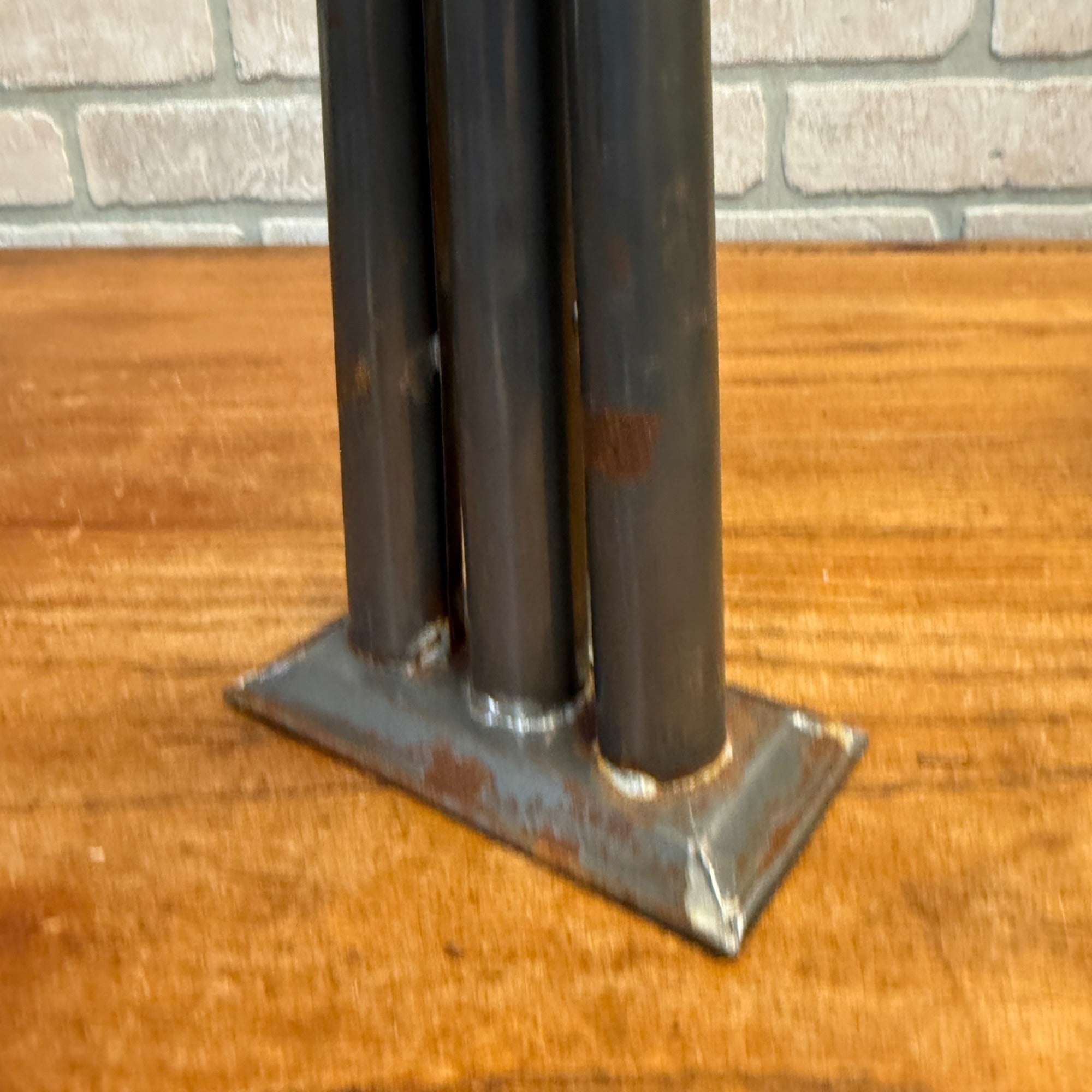 Antique Primitive 19th c. 3-Slot Candle Mold Tin Farmhouse Folk Art AAFA