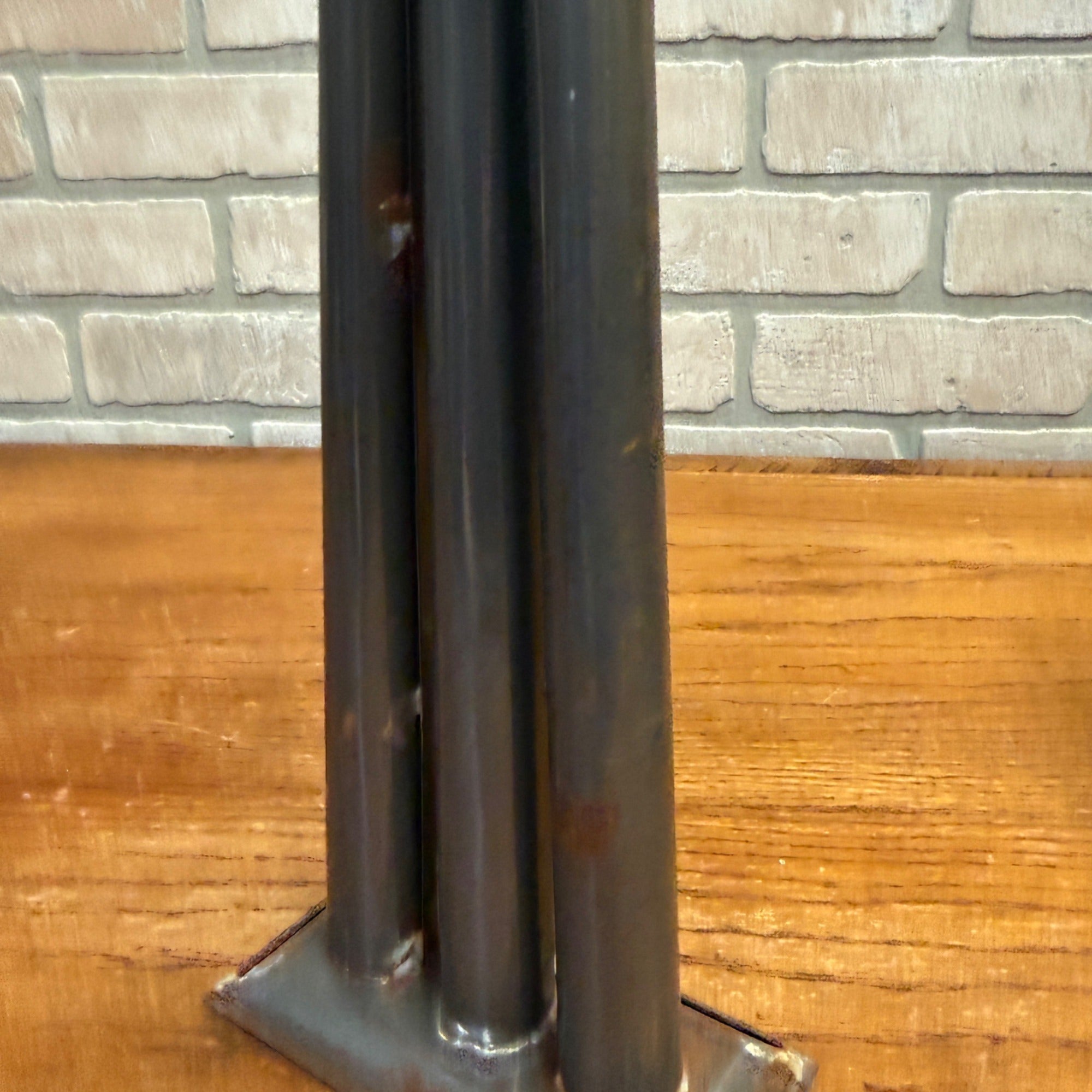 Antique Primitive 19th c. 3-Slot Candle Mold Tin Farmhouse Folk Art AAFA
