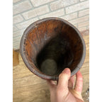 Antique Primitive 1800s Wooden Butter Churn Original Red Paint AAFA Early Farmhouse