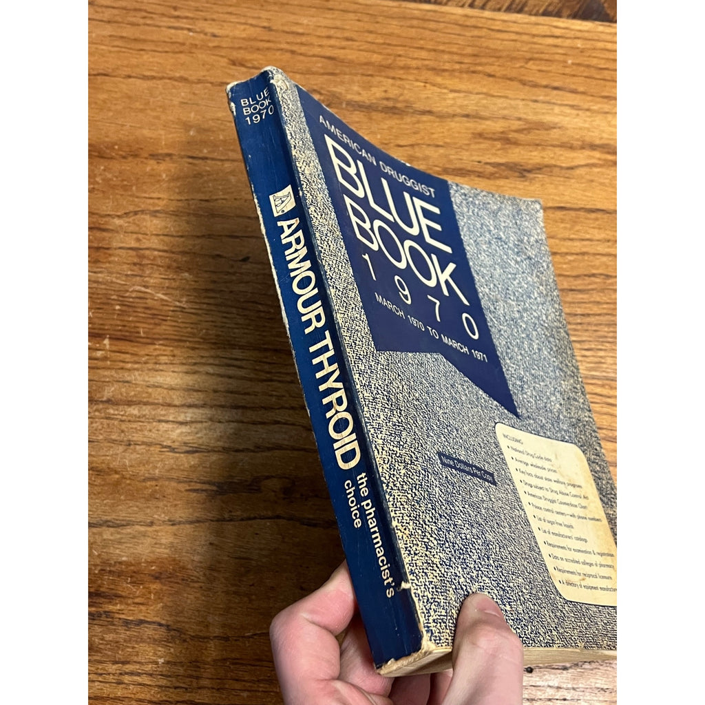 1970 American Druggist Blue Book Pharmacy Pharmacist Drugs 722-pages