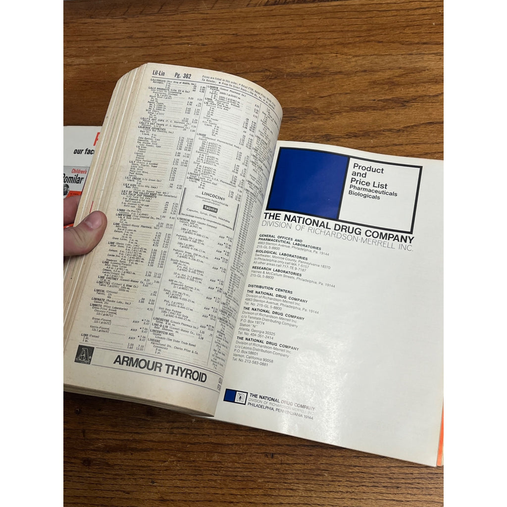 1970 American Druggist Blue Book Pharmacy Pharmacist Drugs 722-pages