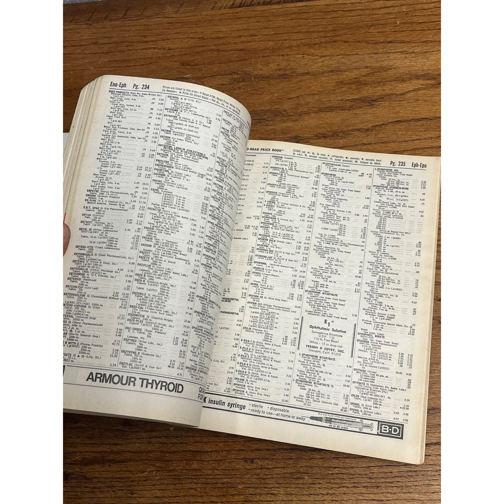 1970 American Druggist Blue Book Pharmacy Pharmacist Drugs 722-pages