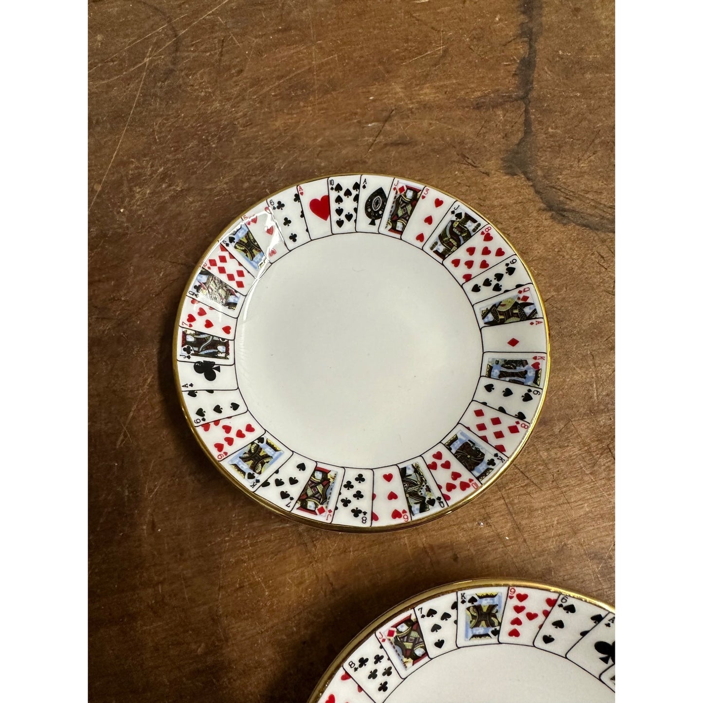 Queen's Fine Bone China England Poker Alice In Wonderland Cards Theme