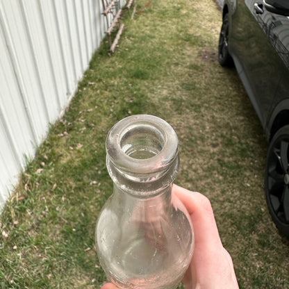 Vintage c1920s Engel Bottling Works Soda 7-1/2oz Glass Bottle Fond Du Lac Wis WI