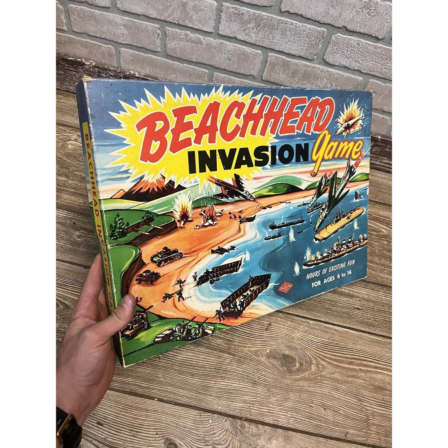 Vintage 1950's Beachhead Invasion Game in Box by Built Right Toy