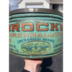 RARE Vintage Brocks Marshmallow Advertising Tin Chattanooga TN Chickamagua 5lb